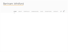 Tablet Screenshot of bertramwhitford.com